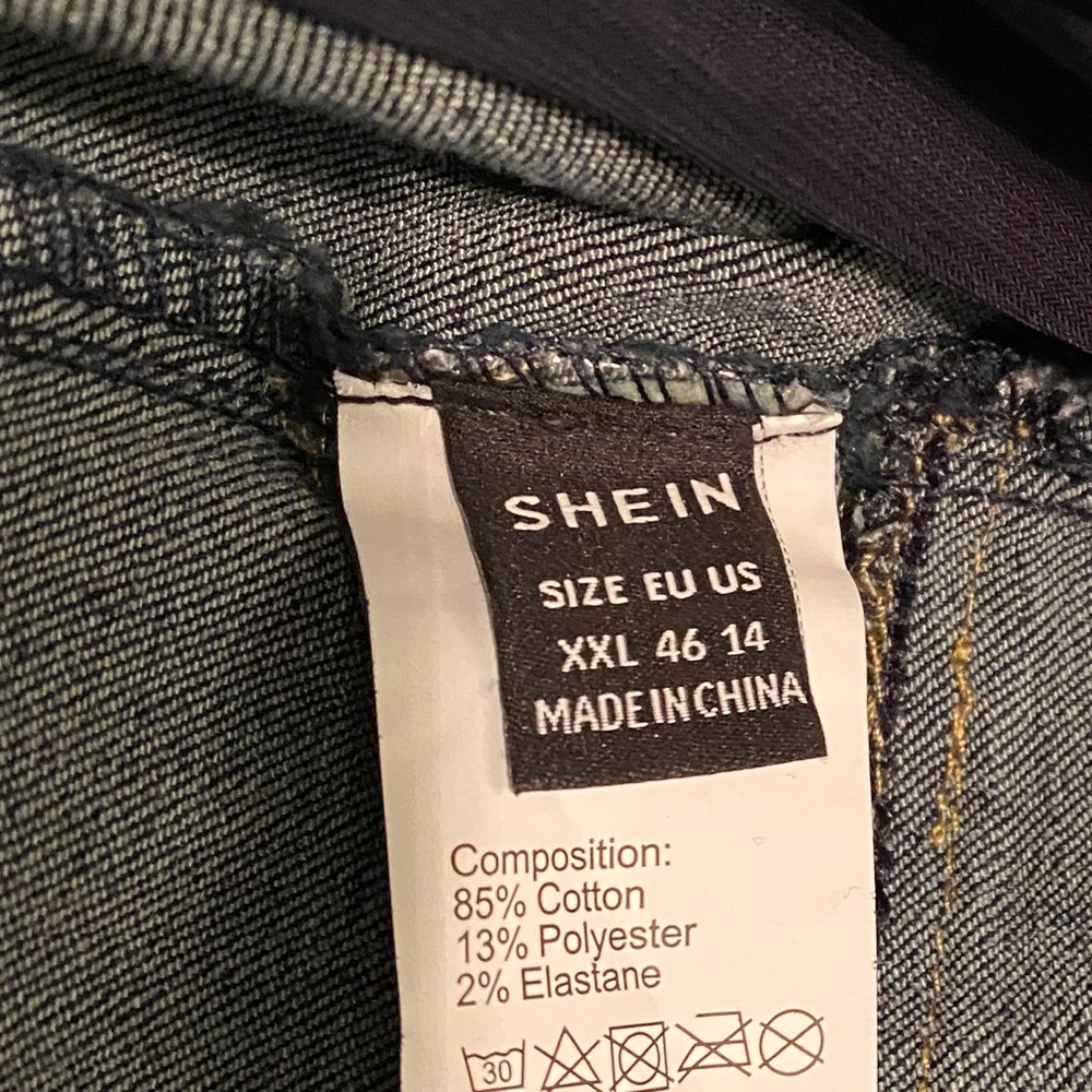 MATERNITY‎ NWOT SHEIN JEANS XXL - Picture 4 of 5